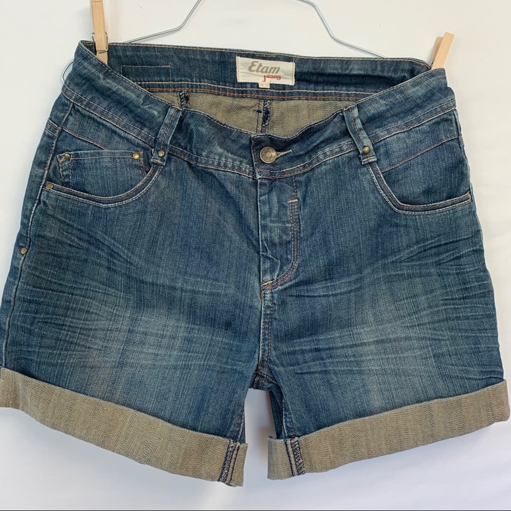 Etam Jean cuffed Shorts.